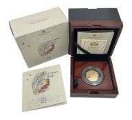 The Royal Mint United Kingdom 2020 'Classic Pooh Christopher Robin' gold proof fifty pence coin
