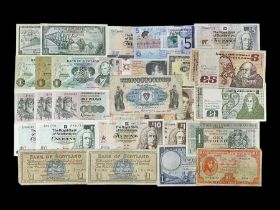 Irish and Scottish banknotes to include Bank of Ireland 5 January 1939 ‘B15’ one pound