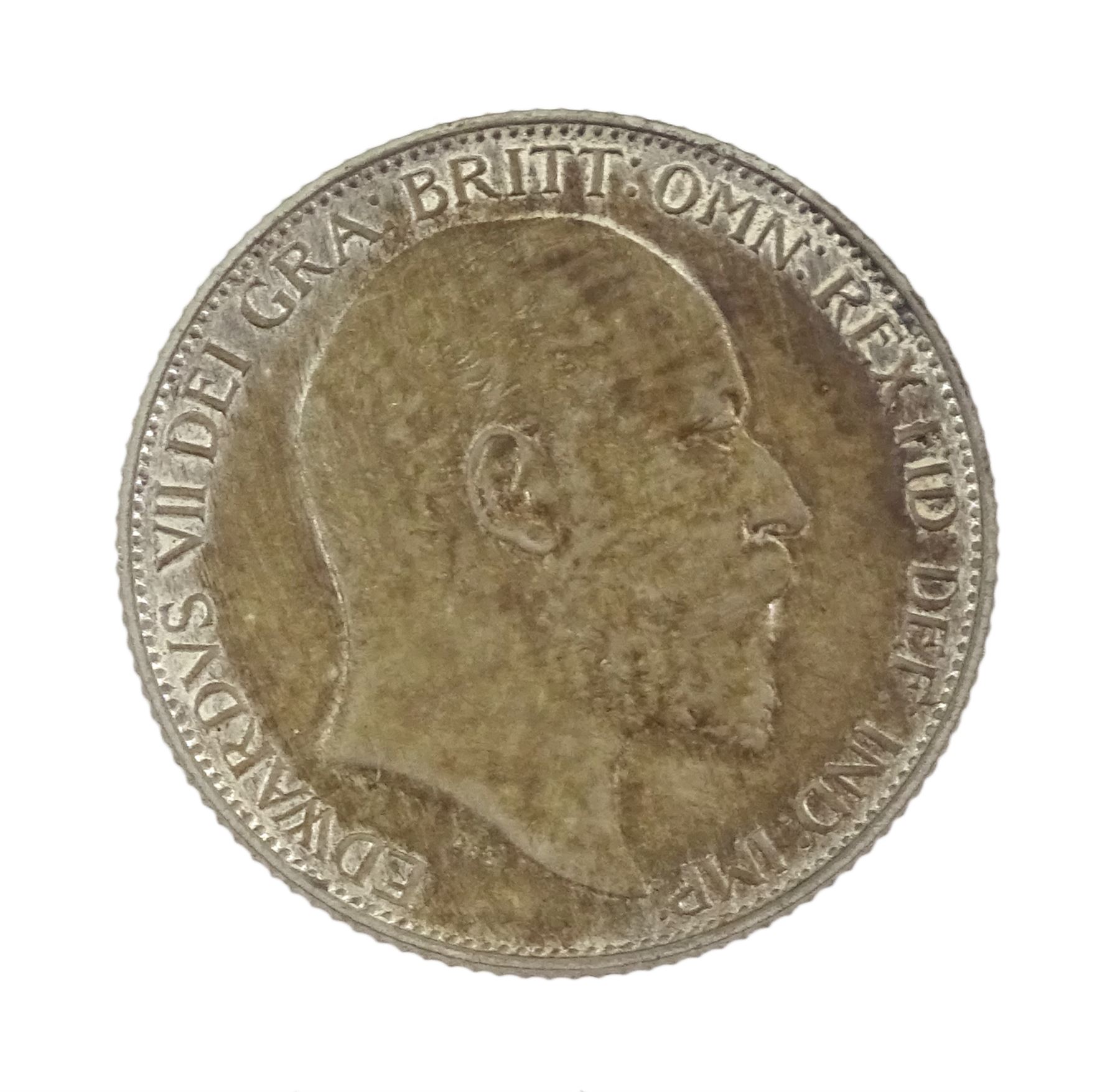 King Edward VII 1902 matt proof short coin set - Image 10 of 26