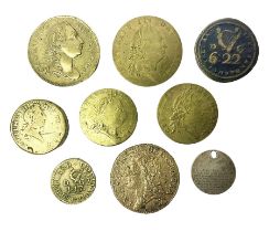 George III gaming tokens