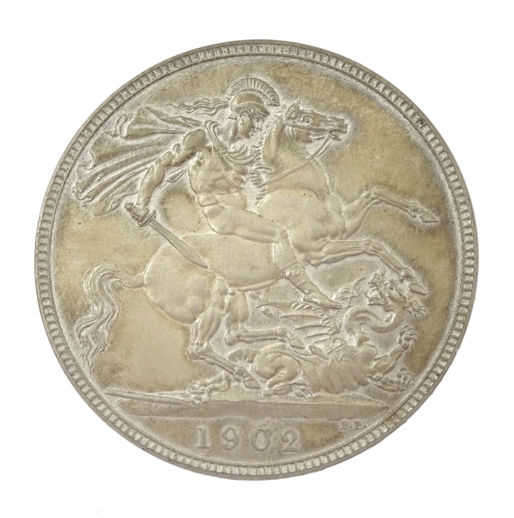 King Edward VII 1902 matt proof short coin set - Image 9 of 26