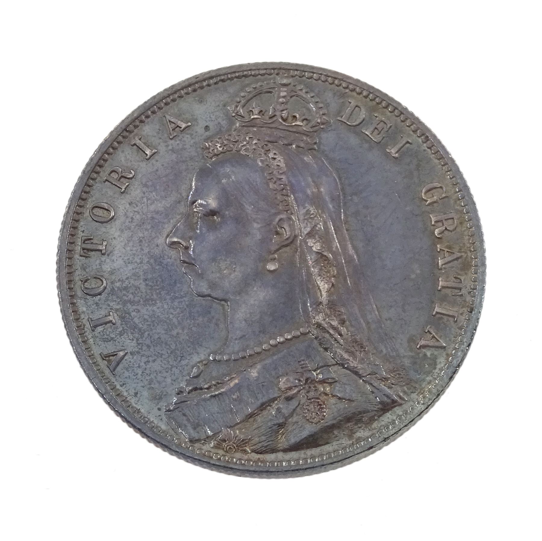 Queen Victoria 1887 specimen coin set - Image 15 of 27