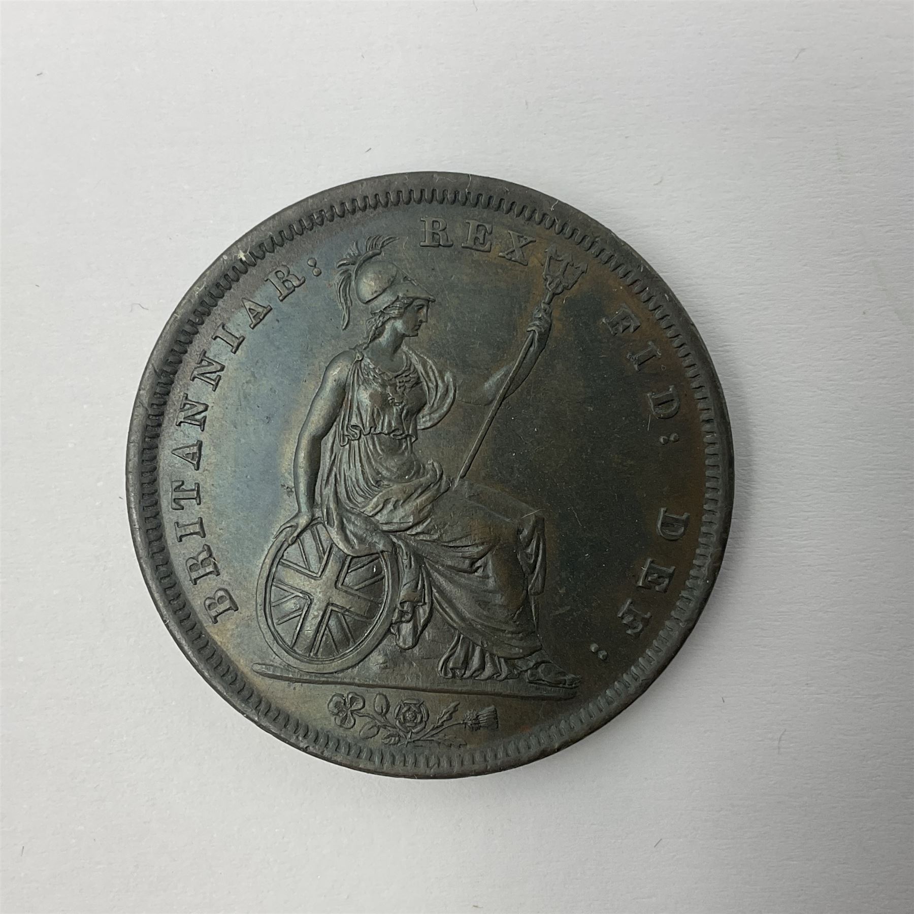 George IV 1825 one penny coin - Image 2 of 2