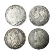 King George IIII 1820 silver crown coin