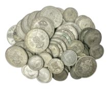 Approximately 350 grams of Great British pre 1947 silver coins
