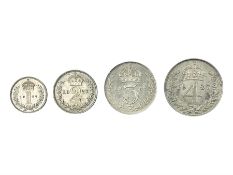 King George V 1927 maundy coin set