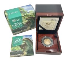 The Royal Mint United Kingdom 2020 'Tales of the Earth Hylaeosaurus' gold proof fifty pence coin