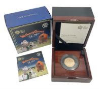 The Royal Mint United Kingdom 2019 'Wallace and Gromit' gold proof fifty pence coin
