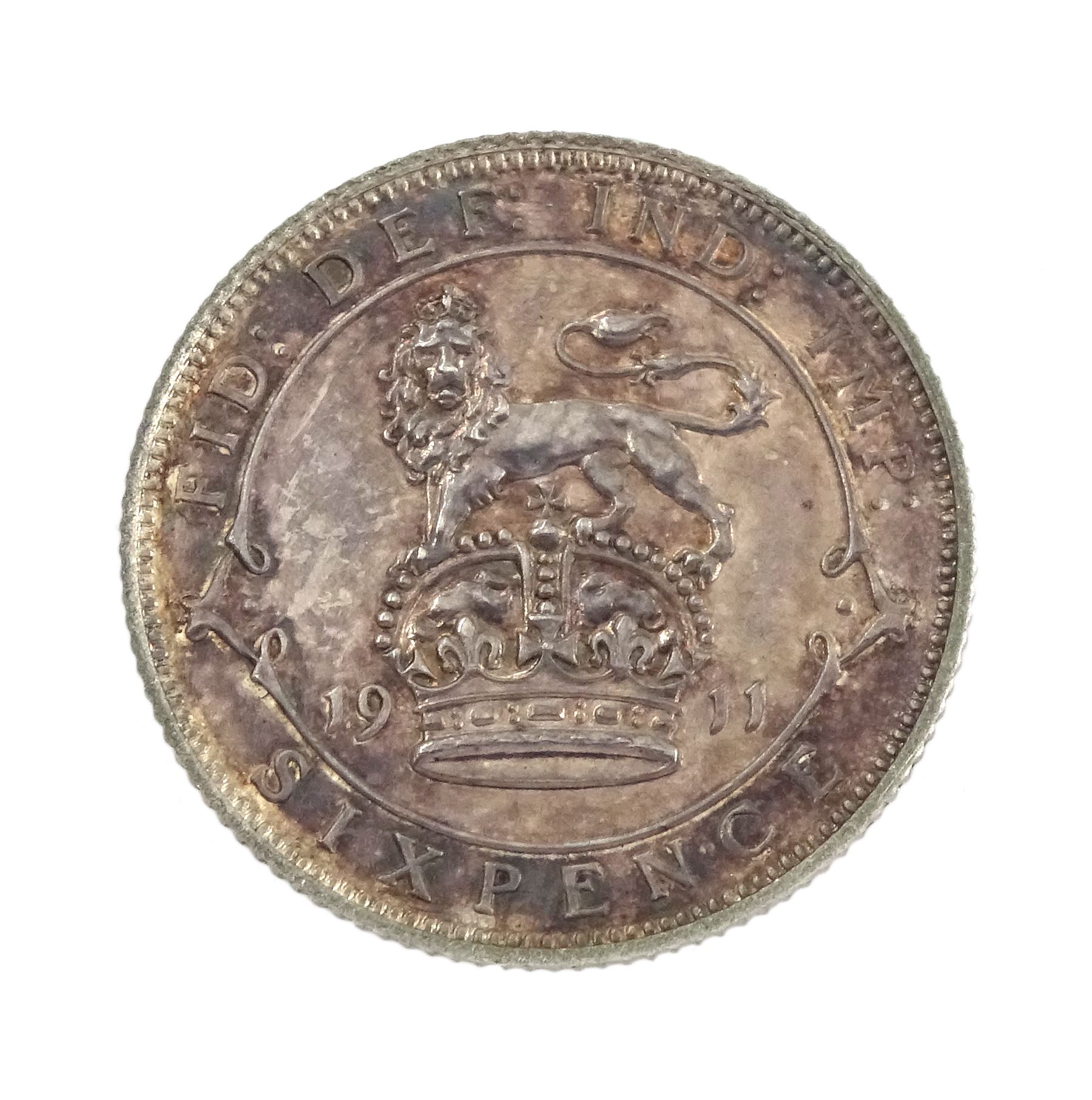 King George V 1911 proof short coin set - Image 9 of 24