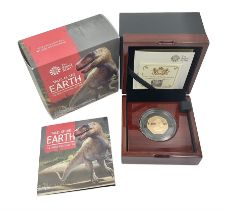 The Royal Mint United Kingdom 2020 'Tales of the Earth Megalosaurus' gold proof fifty pence coin