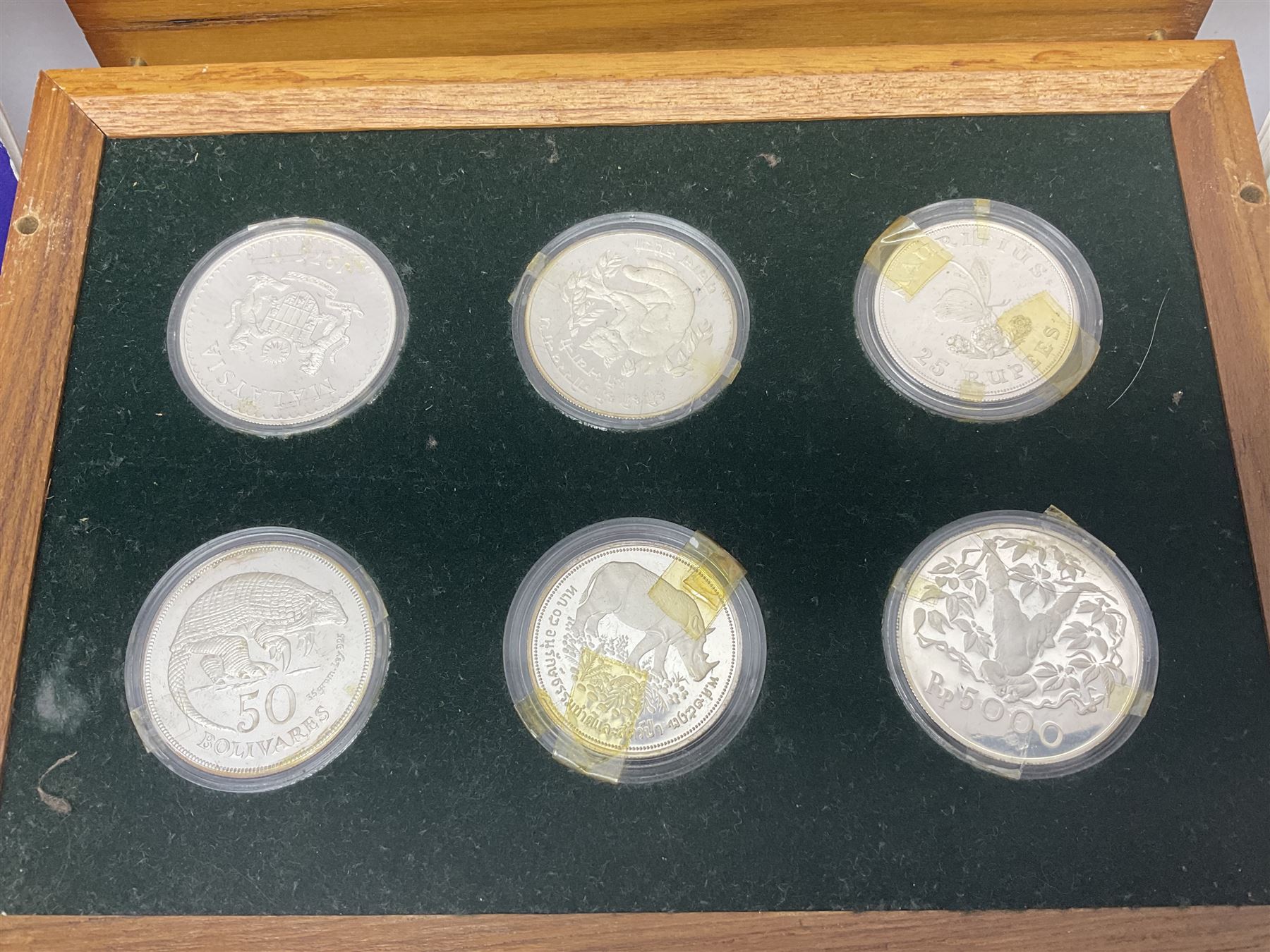 The Royal Mint 'Conservation Coin Collection' formed of twenty-four silver proof coins - Image 4 of 9