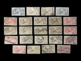 Great Britain King George V seahorse stamps