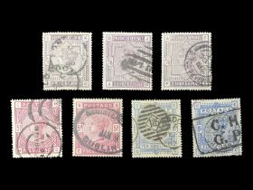 Great Britain Queen Victoria 1883-4 stamps