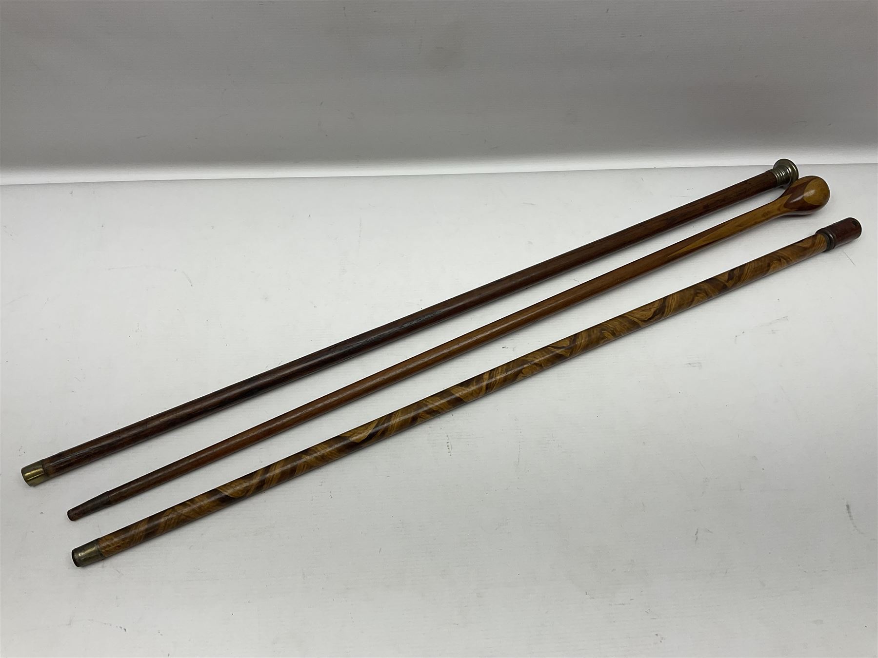 Three early 20th century walking sticks - Image 15 of 15