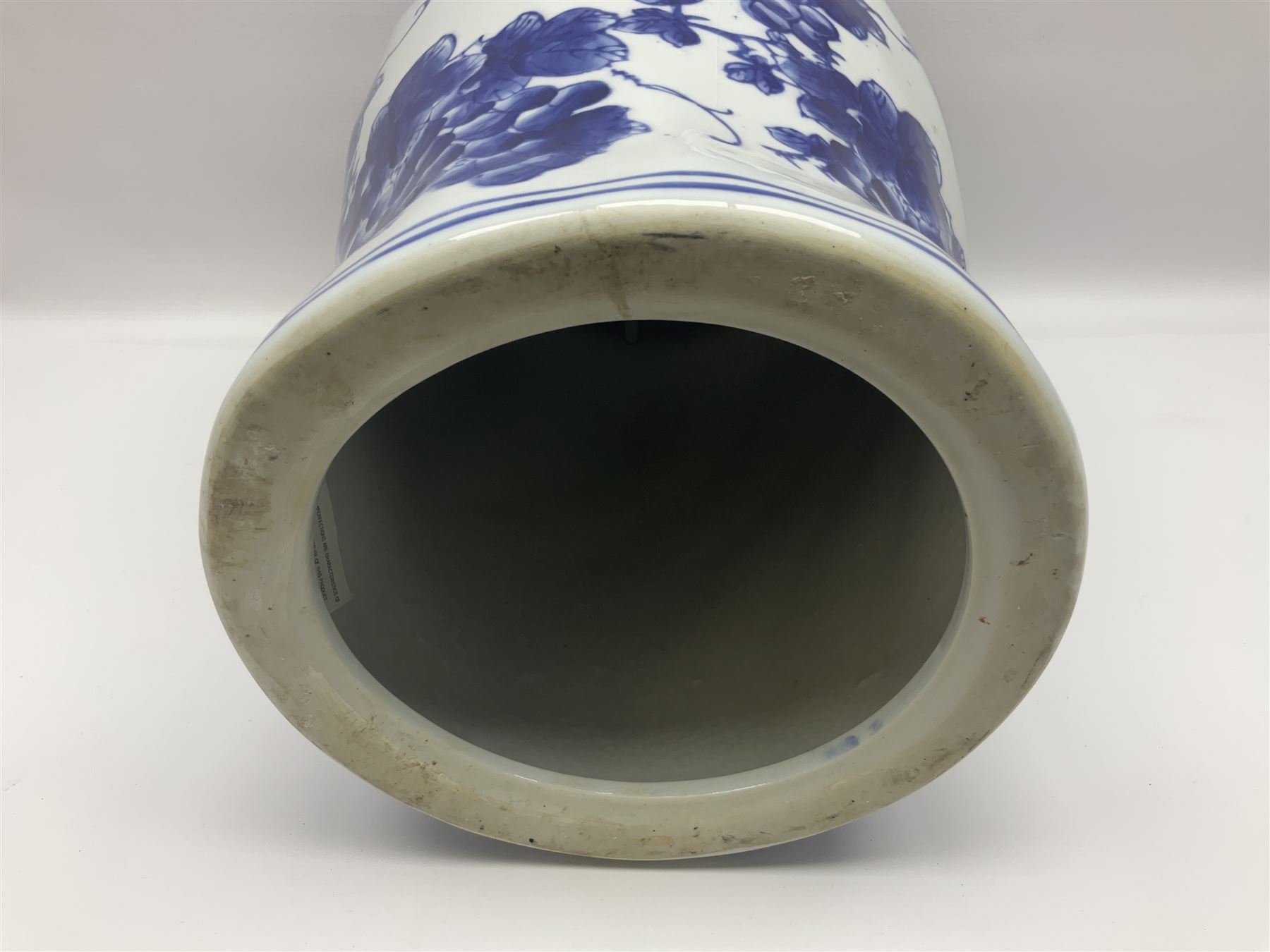 Oriental style blue and white ceramic garden seat - Image 10 of 10