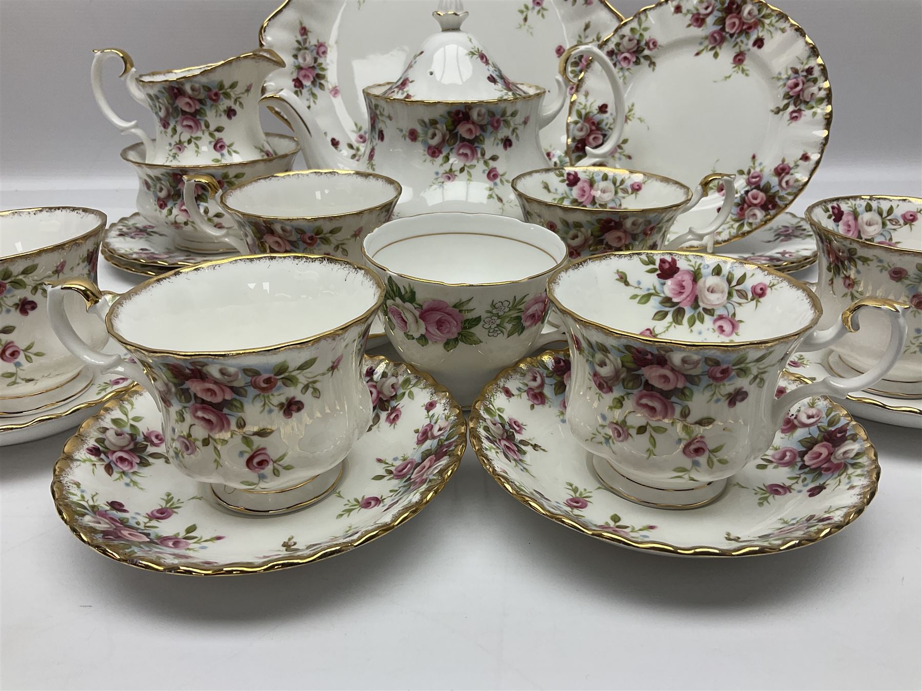 Royal Albert Cottage Garden pattern tea service for six people - Image 2 of 10
