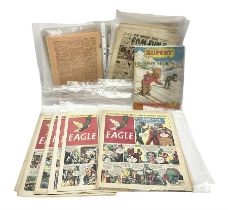 Collection of approximately forty-six 1920s and onwards comic books