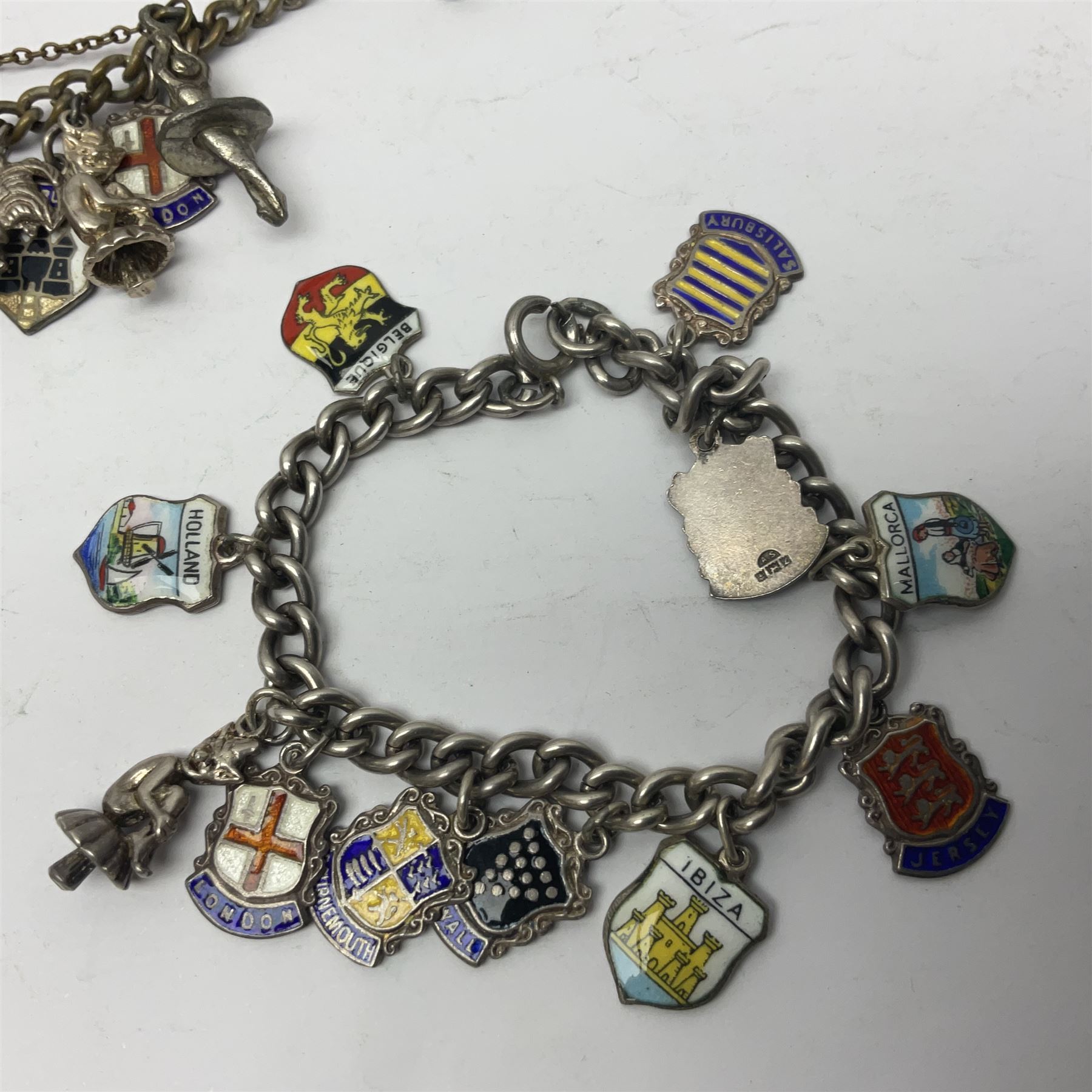 Four charm bracelets - Image 3 of 6