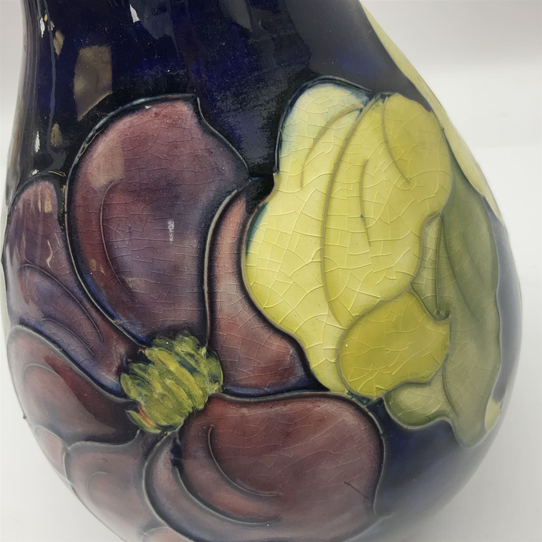 Moorcroft Clematis pattern vase of baluster form - Image 5 of 7