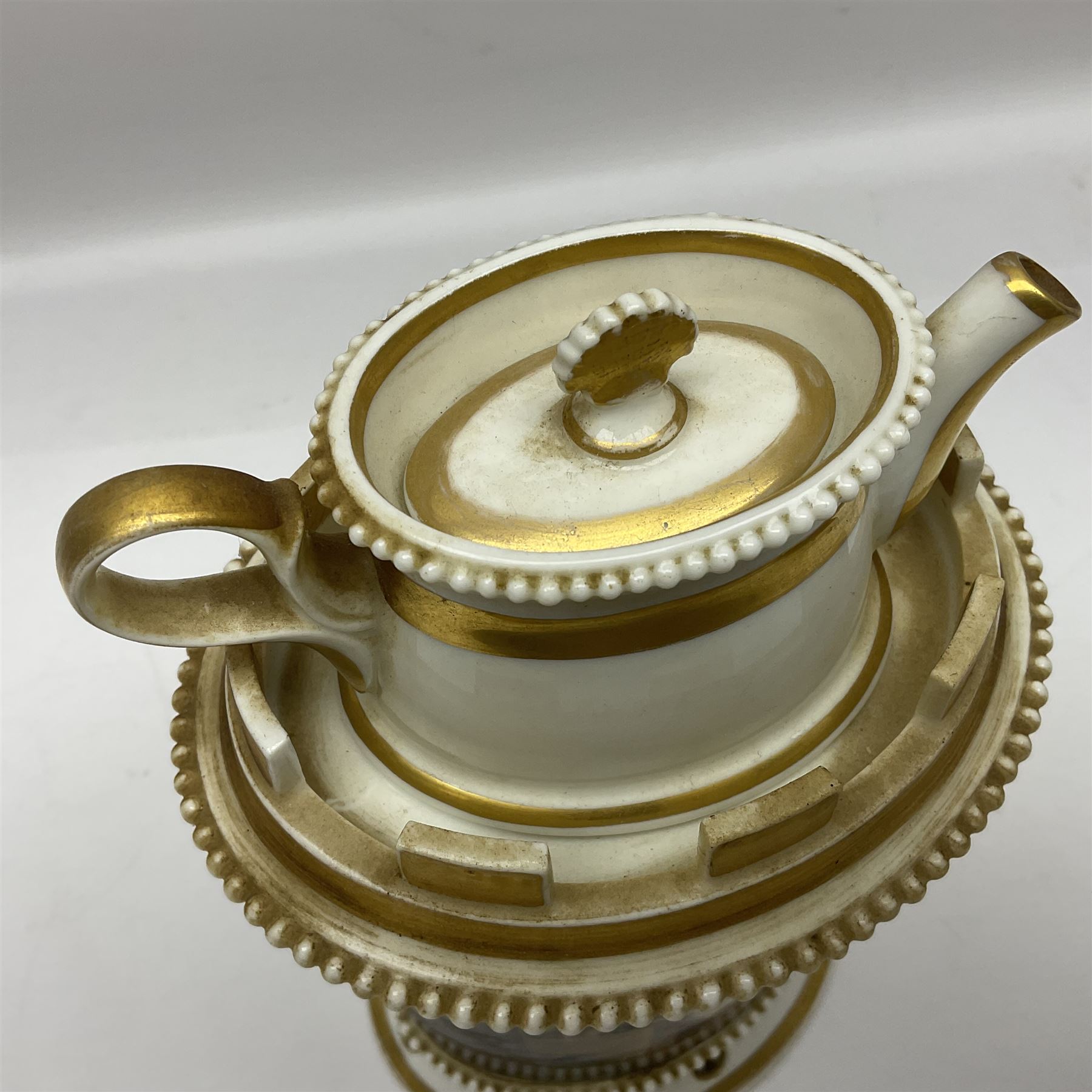 Two 19th century continental teapots and warmers - Image 10 of 17