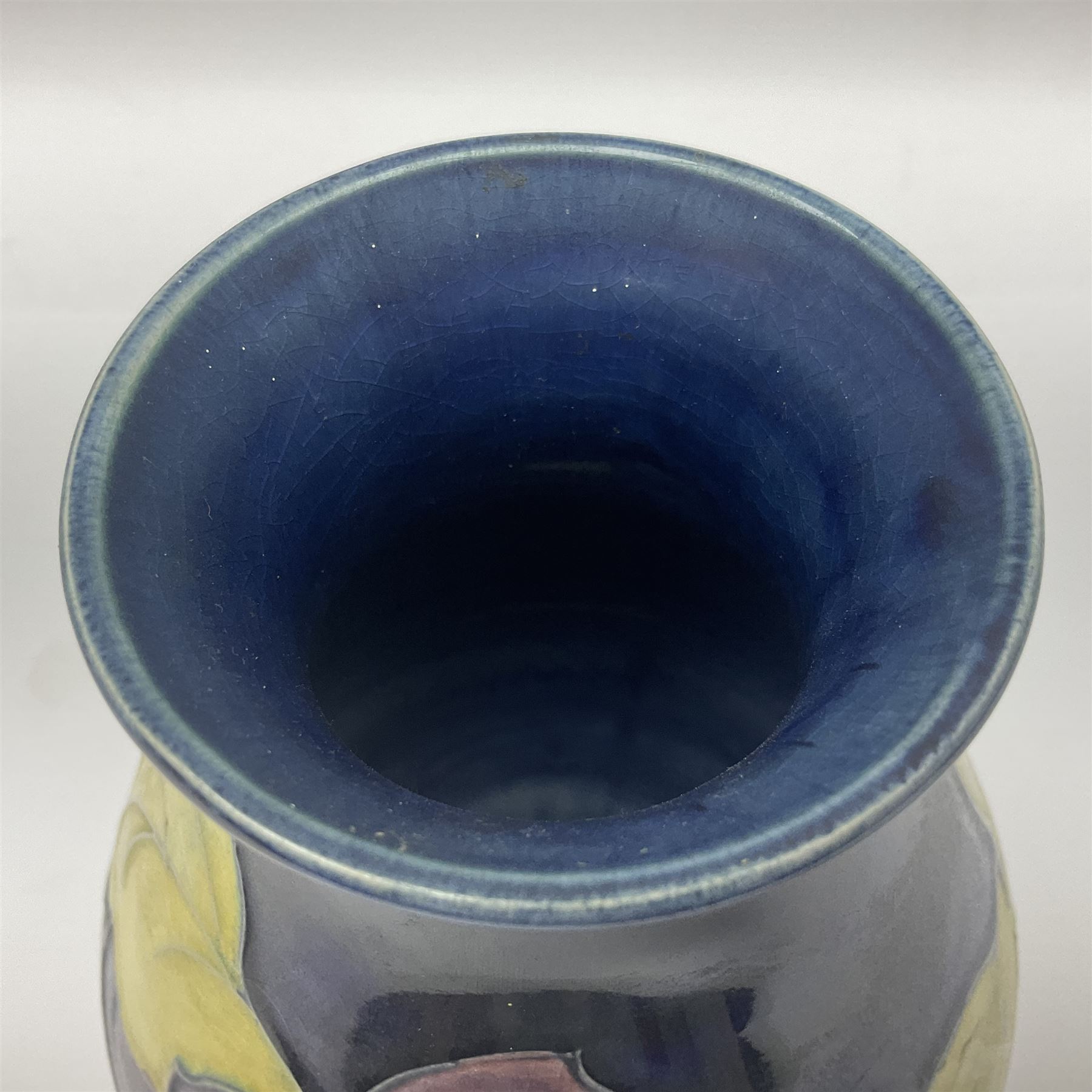 Moorcroft Clematis pattern vase of baluster form - Image 2 of 7