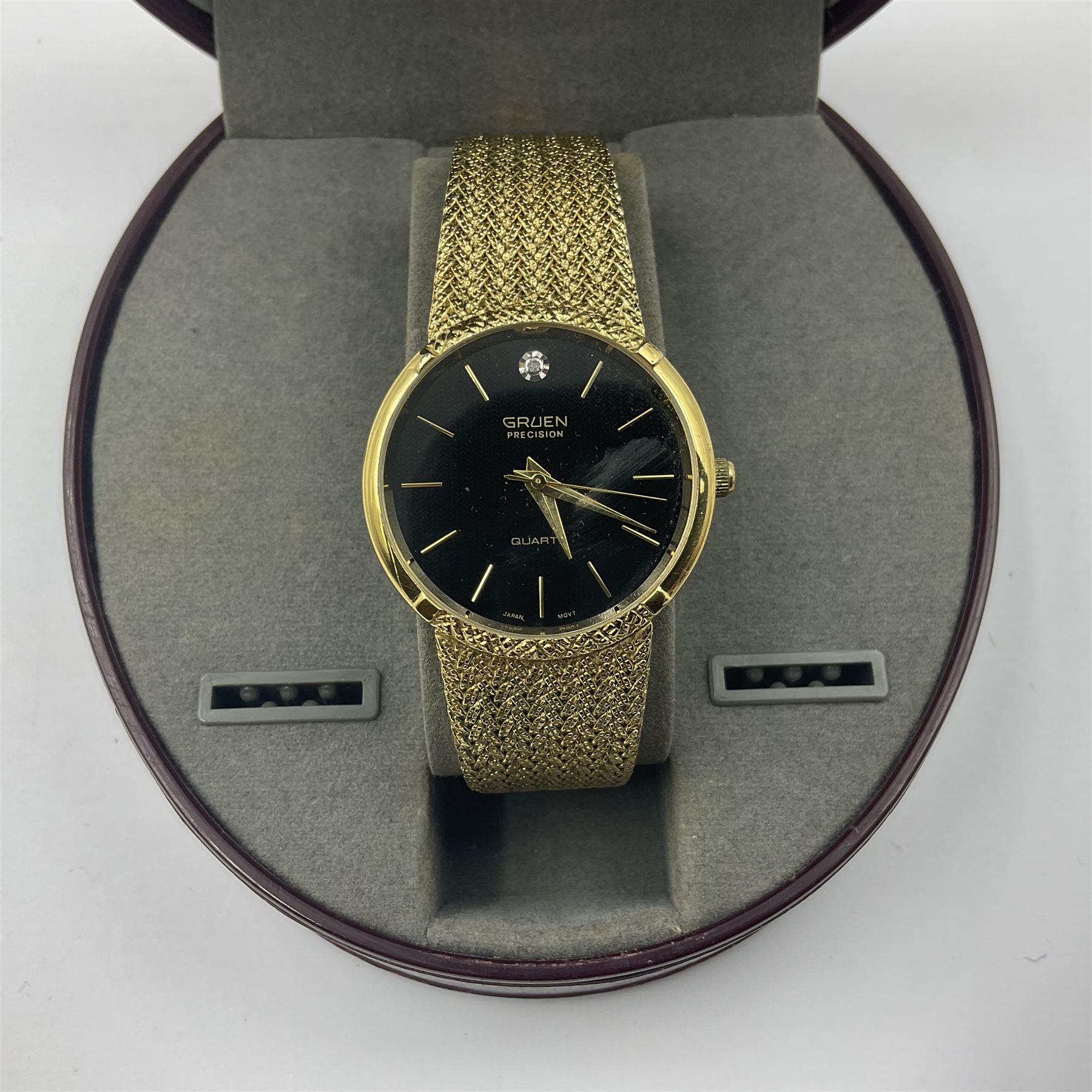 Gruen Precision gentleman's quartz wristwatch - Image 2 of 10