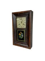 Jerome & Co - American late 19th century 30 hr weight driven mahogany wall clock