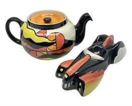 Lorna Bailey Mirage pattern teapot