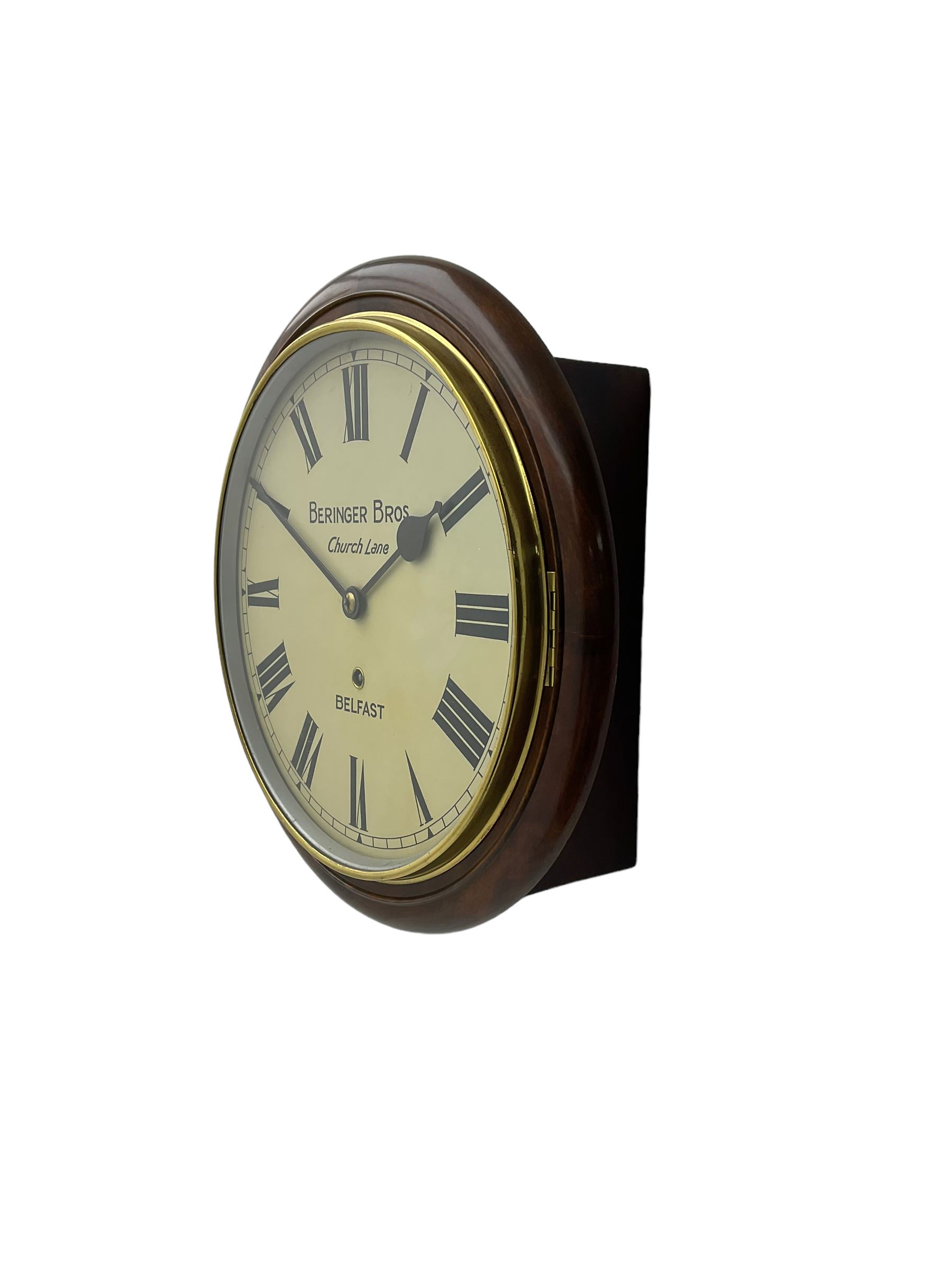 Early 20th century - 8-day mahogany wall clock - Image 2 of 4