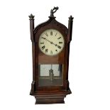 American - late 19th century 8 day wall clock