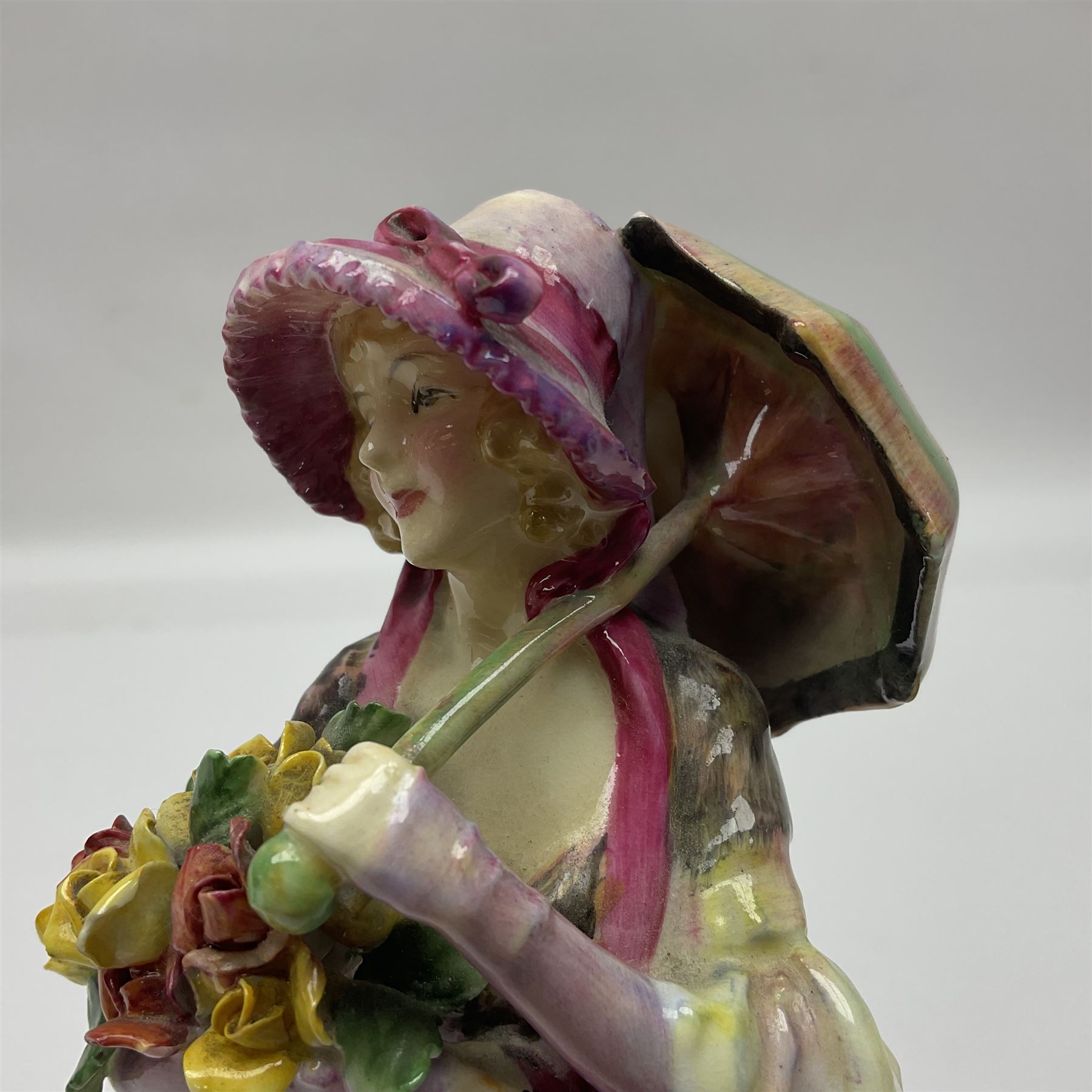 Two Royal Doulton figures comprising June HN1691 and Flower Sellers Children - Image 9 of 11