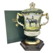Aynsley twin handled racing cup and cover