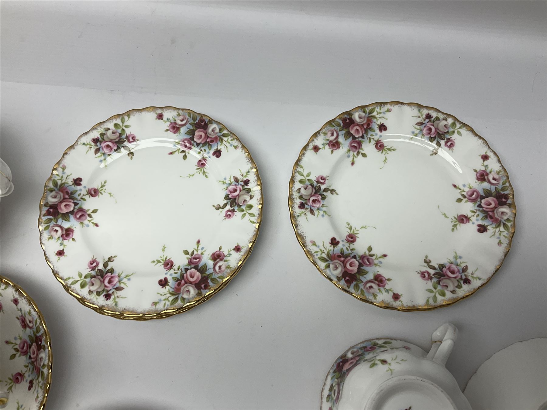 Royal Albert Cottage Garden pattern tea service for six people - Image 10 of 10