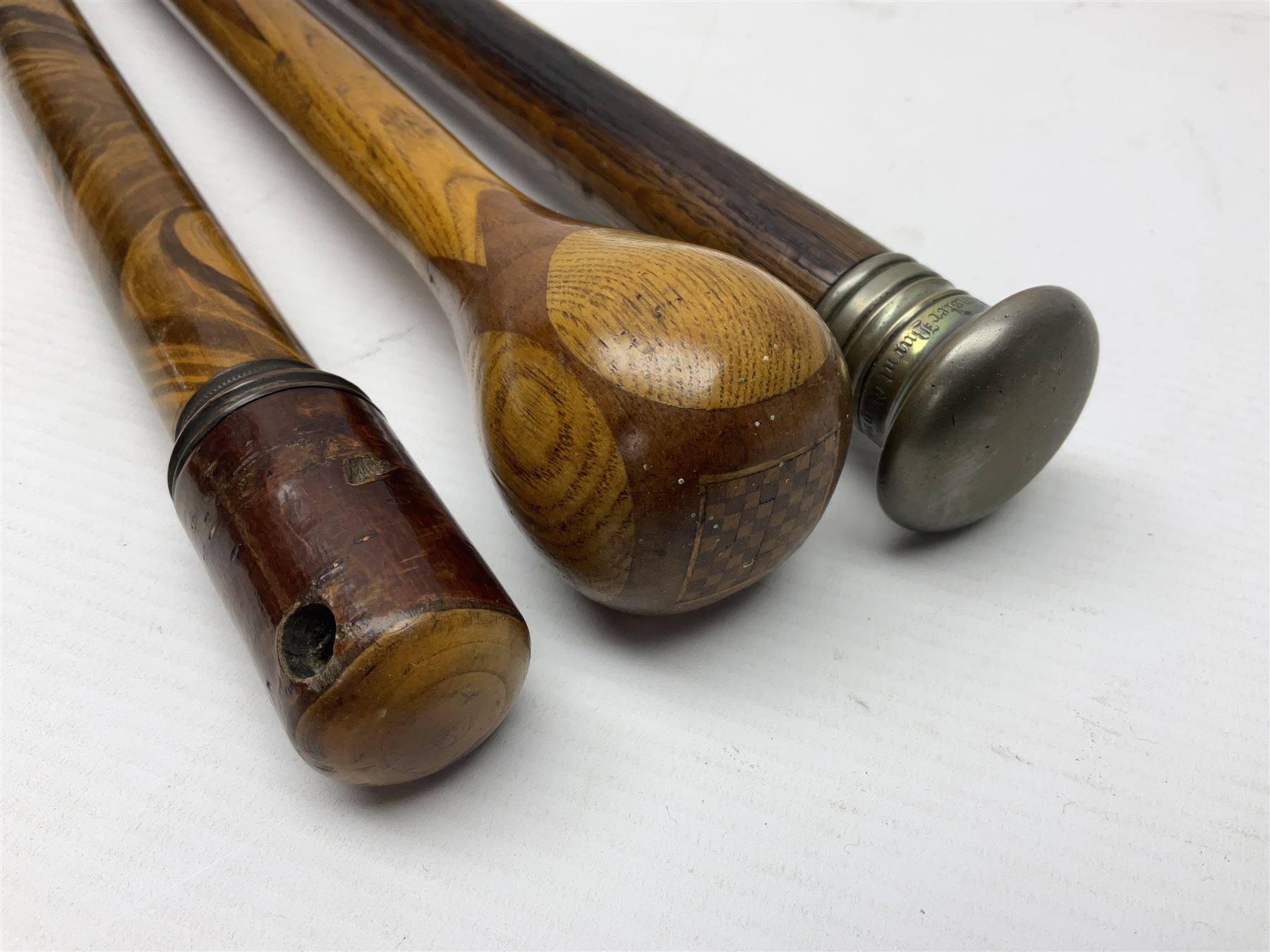 Three early 20th century walking sticks - Image 14 of 15