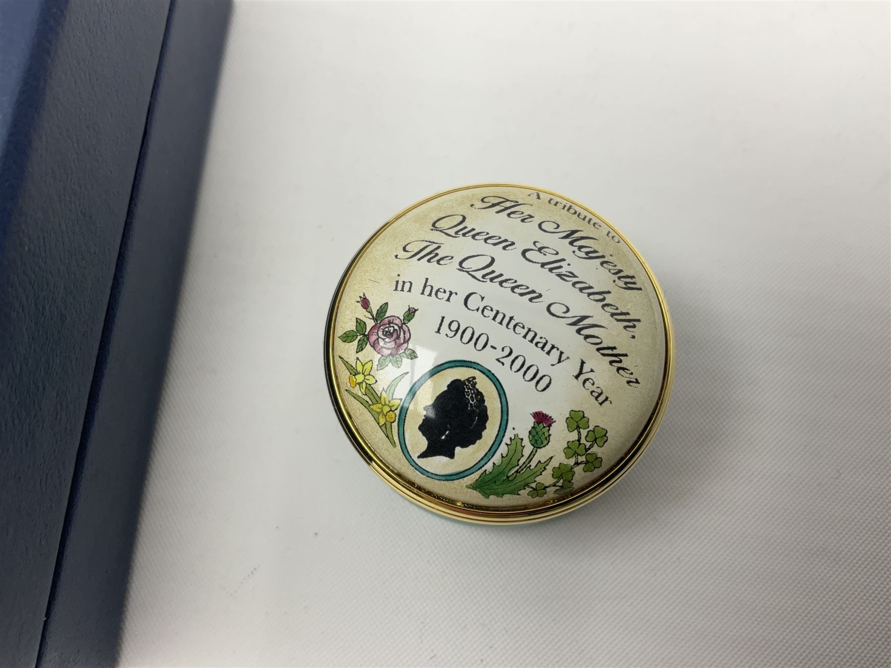Five Halcyon Days Royal commemorative enamel boxes and one other similar enamel box - Image 6 of 15