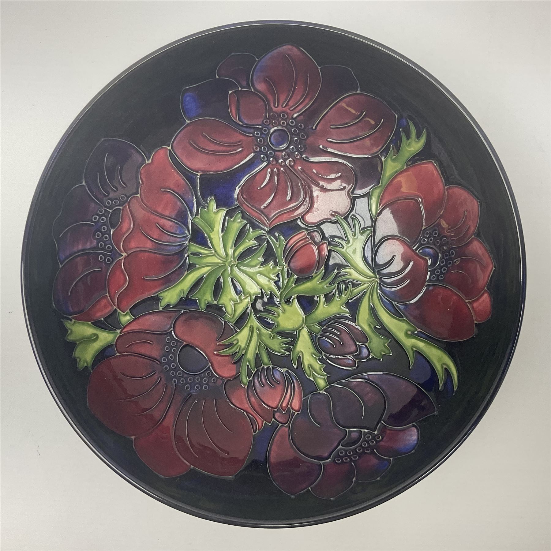 Moorcroft Anemone pattern fruit bowl - Image 2 of 9