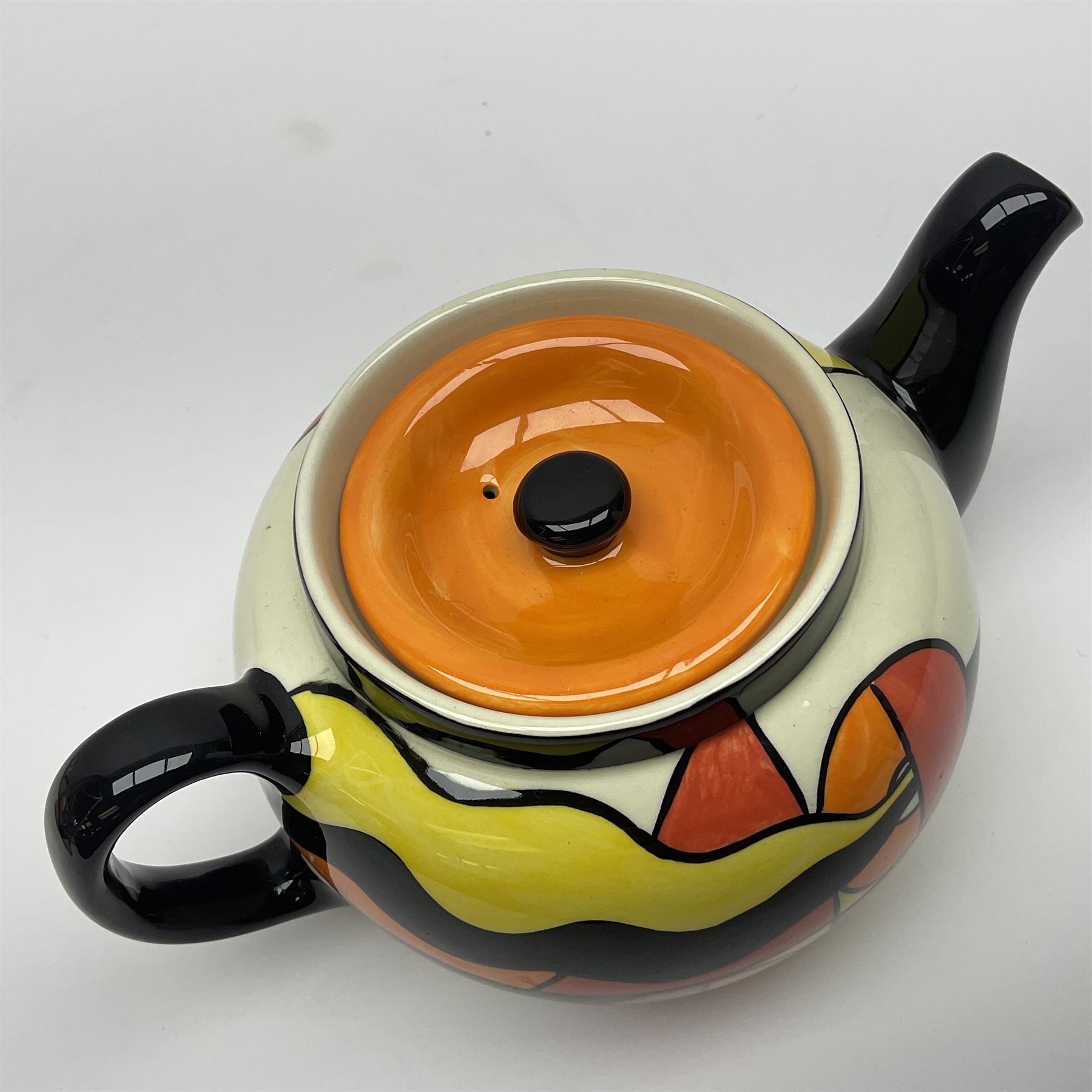 Lorna Bailey Mirage pattern teapot - Image 7 of 12