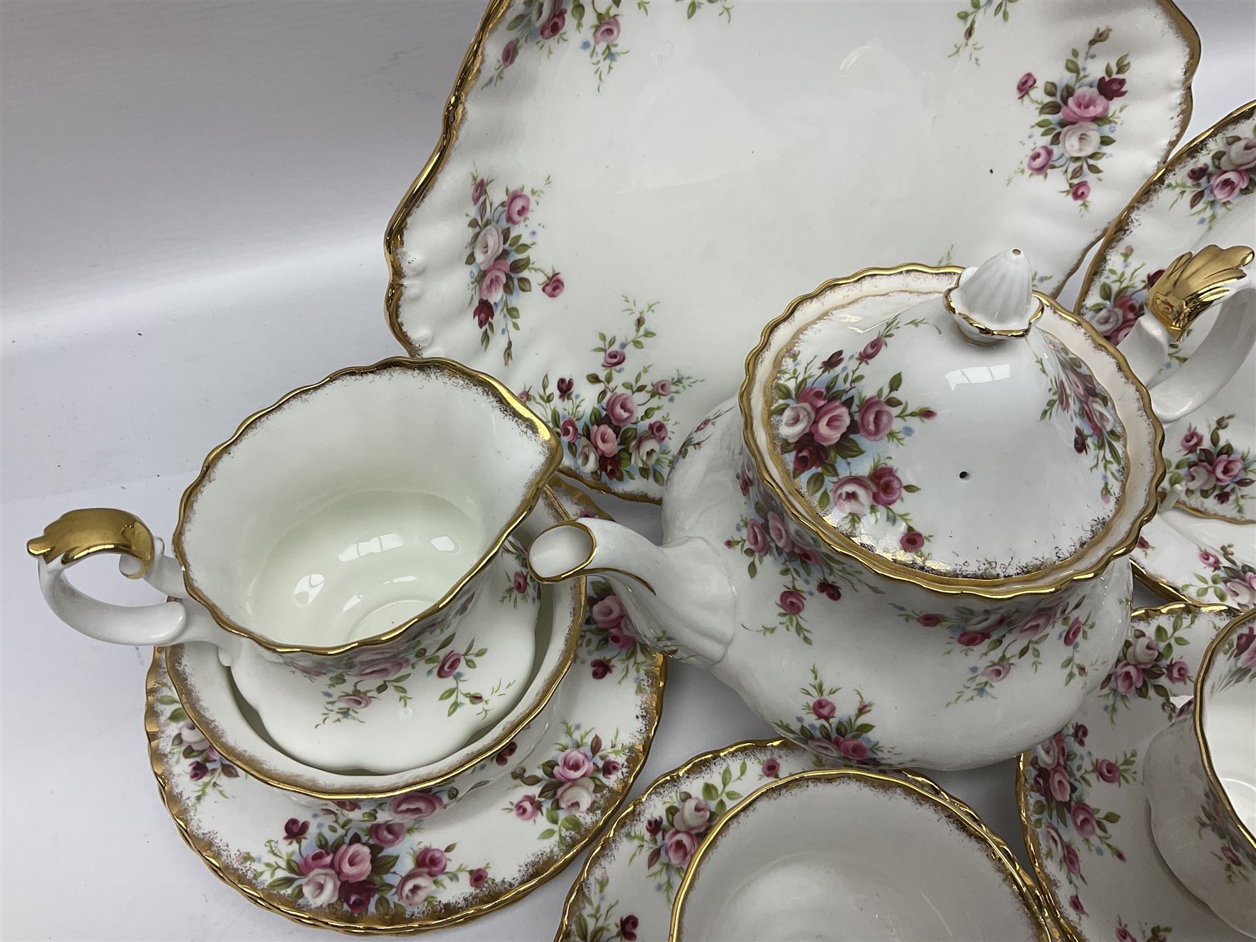 Royal Albert Cottage Garden pattern tea service for six people - Image 6 of 10