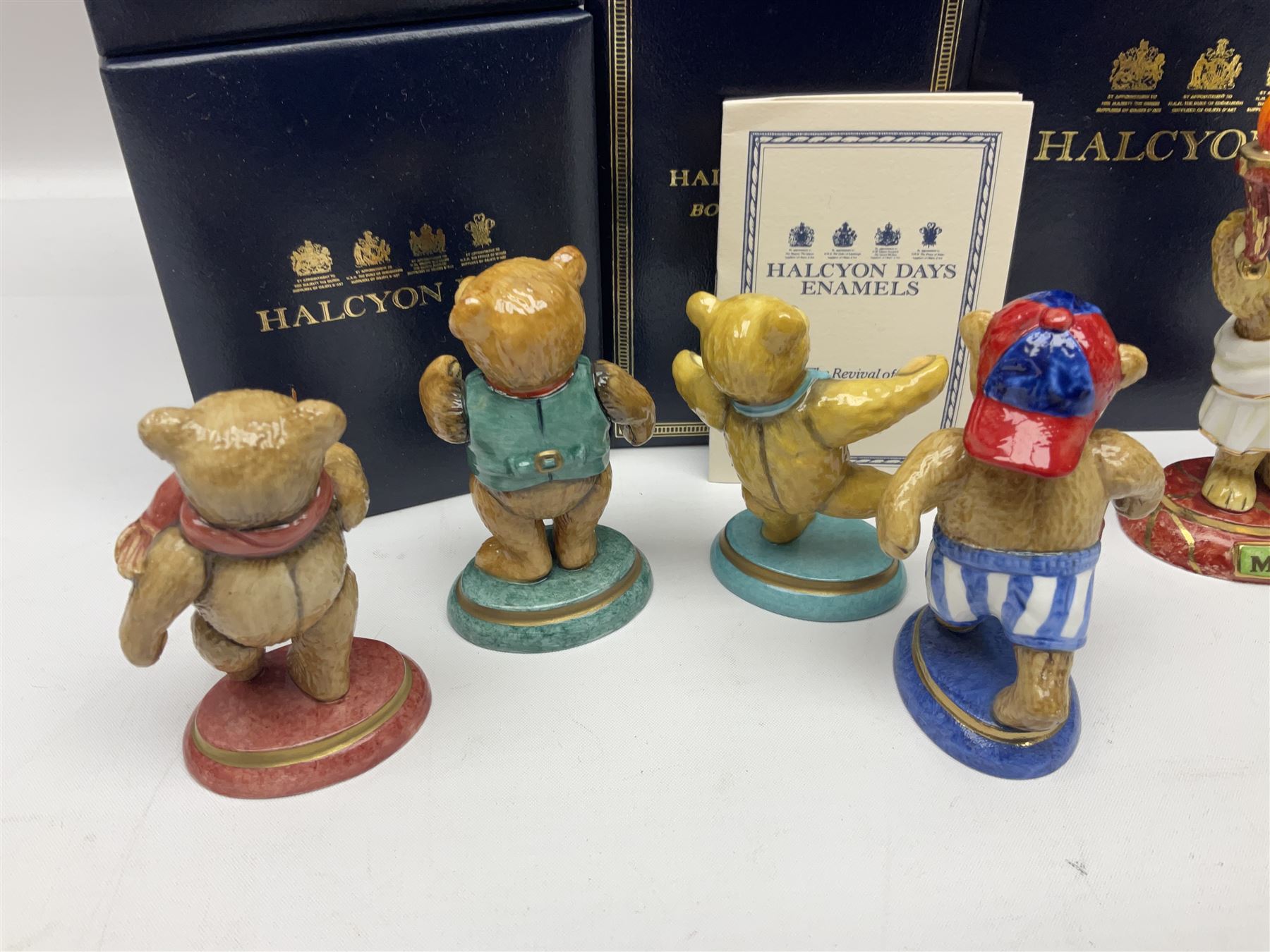 Eight Halcyon Days Teddy Bear of the Year figures - Image 2 of 11