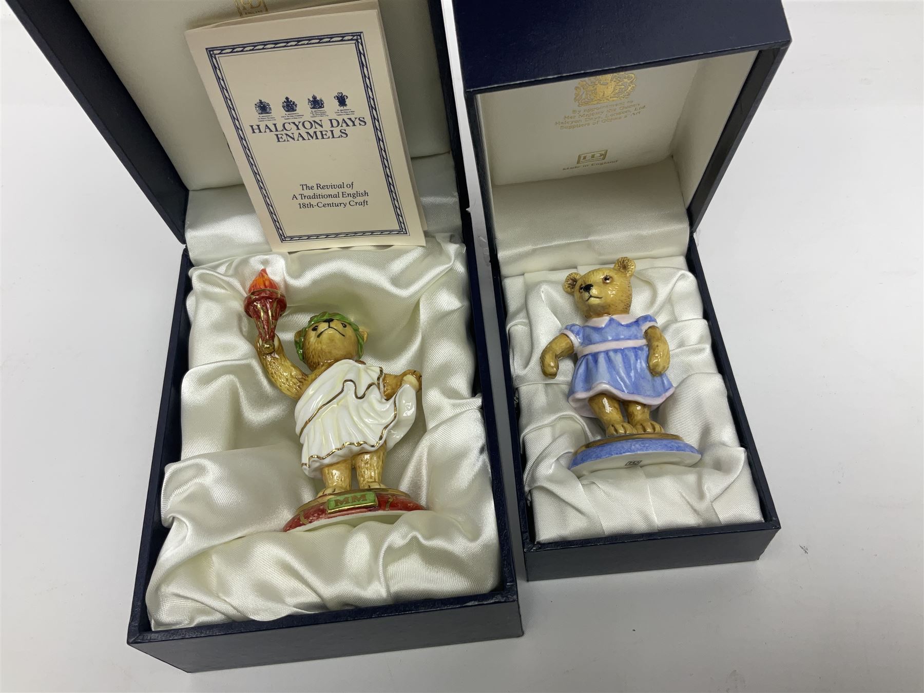 Eight Halcyon Days Teddy Bear of the Year figures - Image 10 of 11