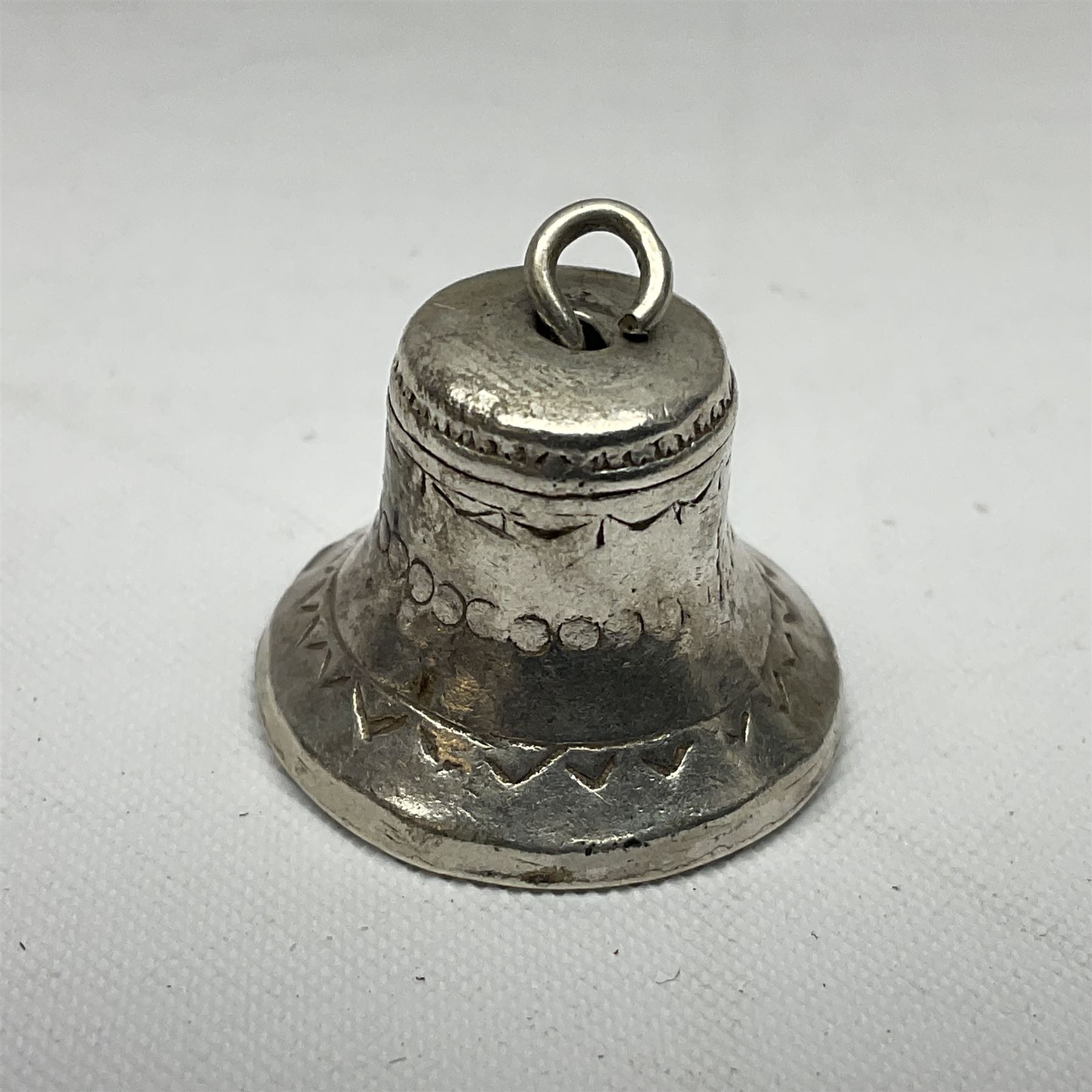 Silver fob watch and three silver rings - Image 5 of 11