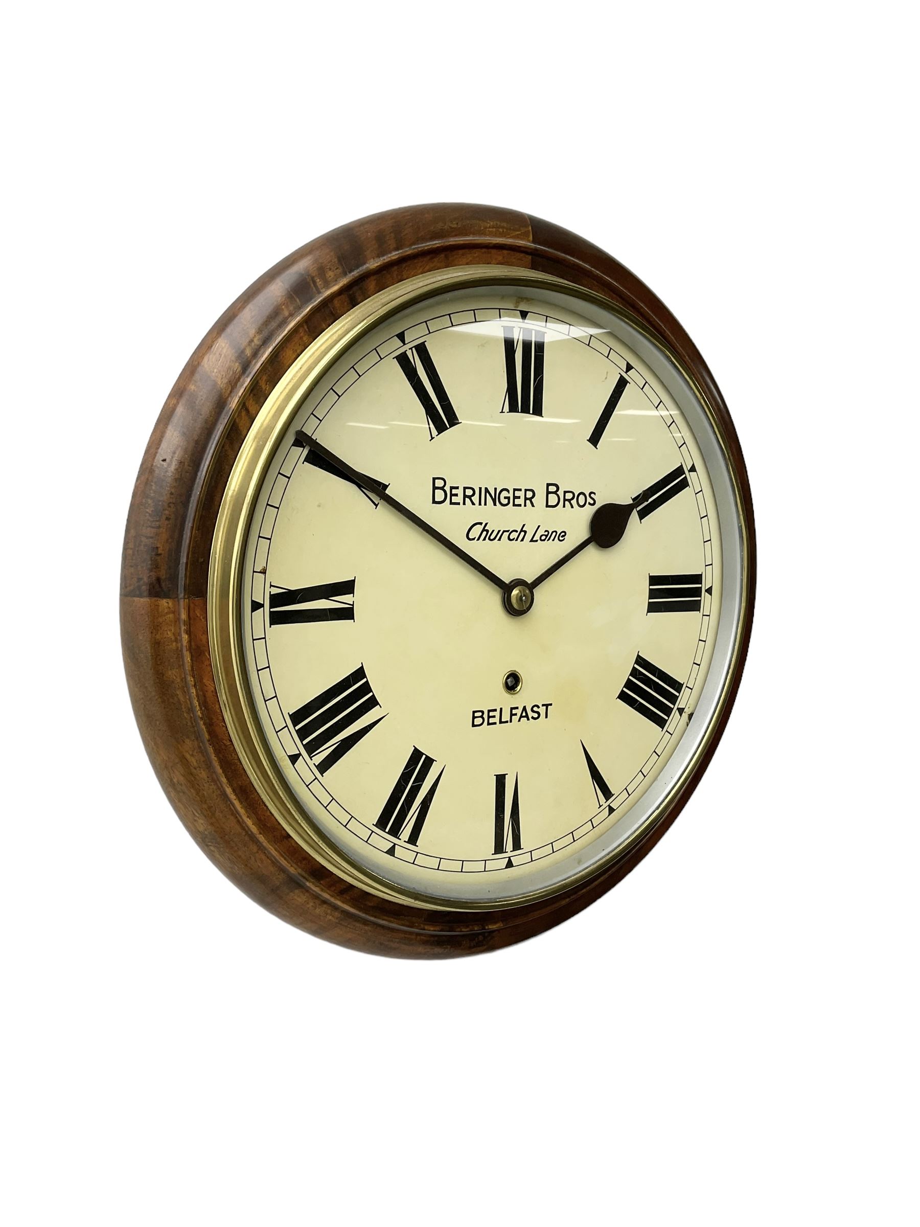Early 20th century - 8-day mahogany wall clock - Image 3 of 4