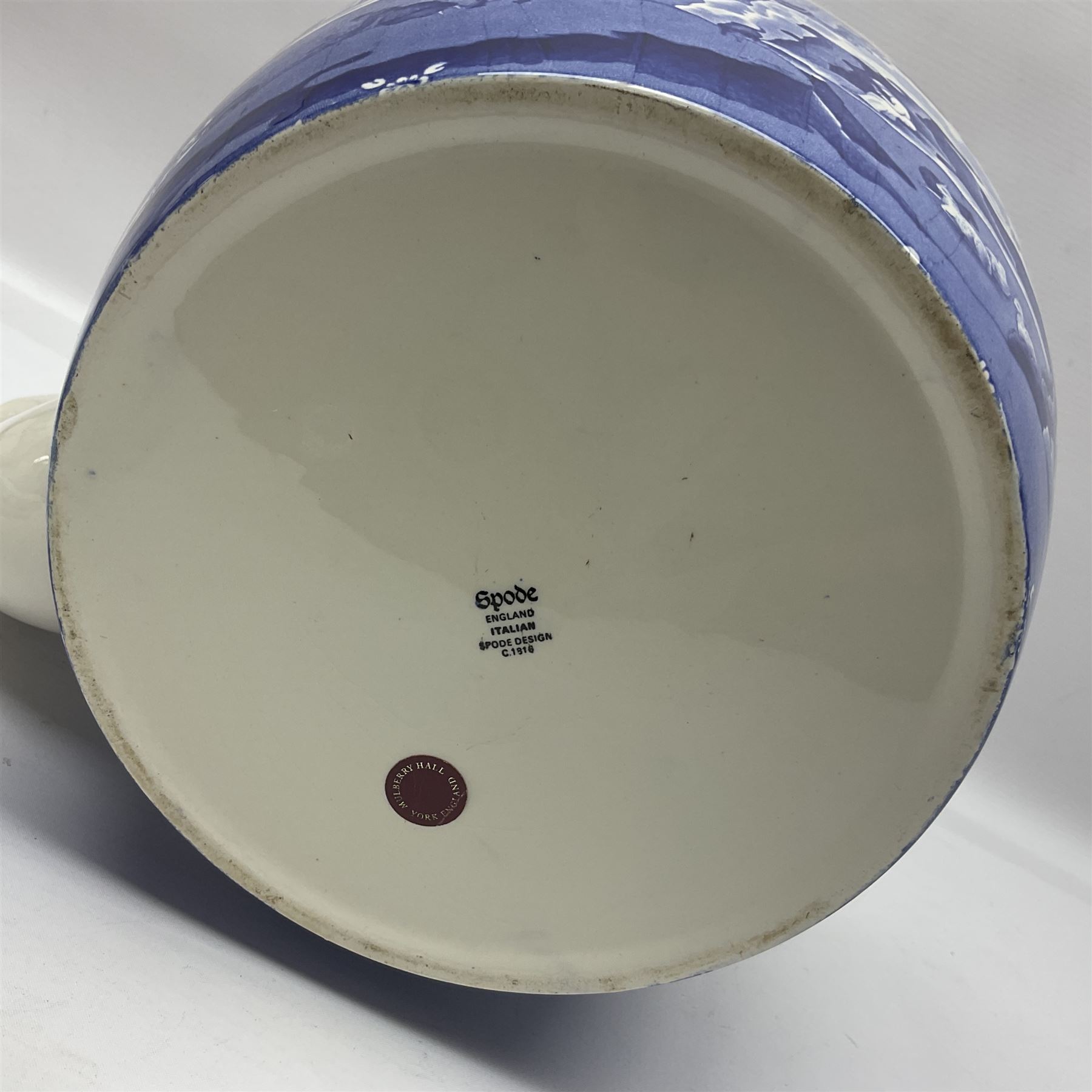 Spode blue and white kettle - Image 12 of 12