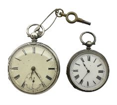 Victorian silver pocket watch