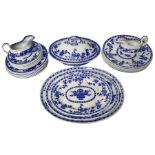 Mintons Delft blue and white dinner wares
