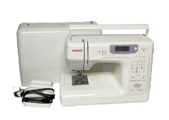 Janome sewing machine in case