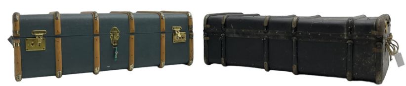 Two early 20th century travelling trunks