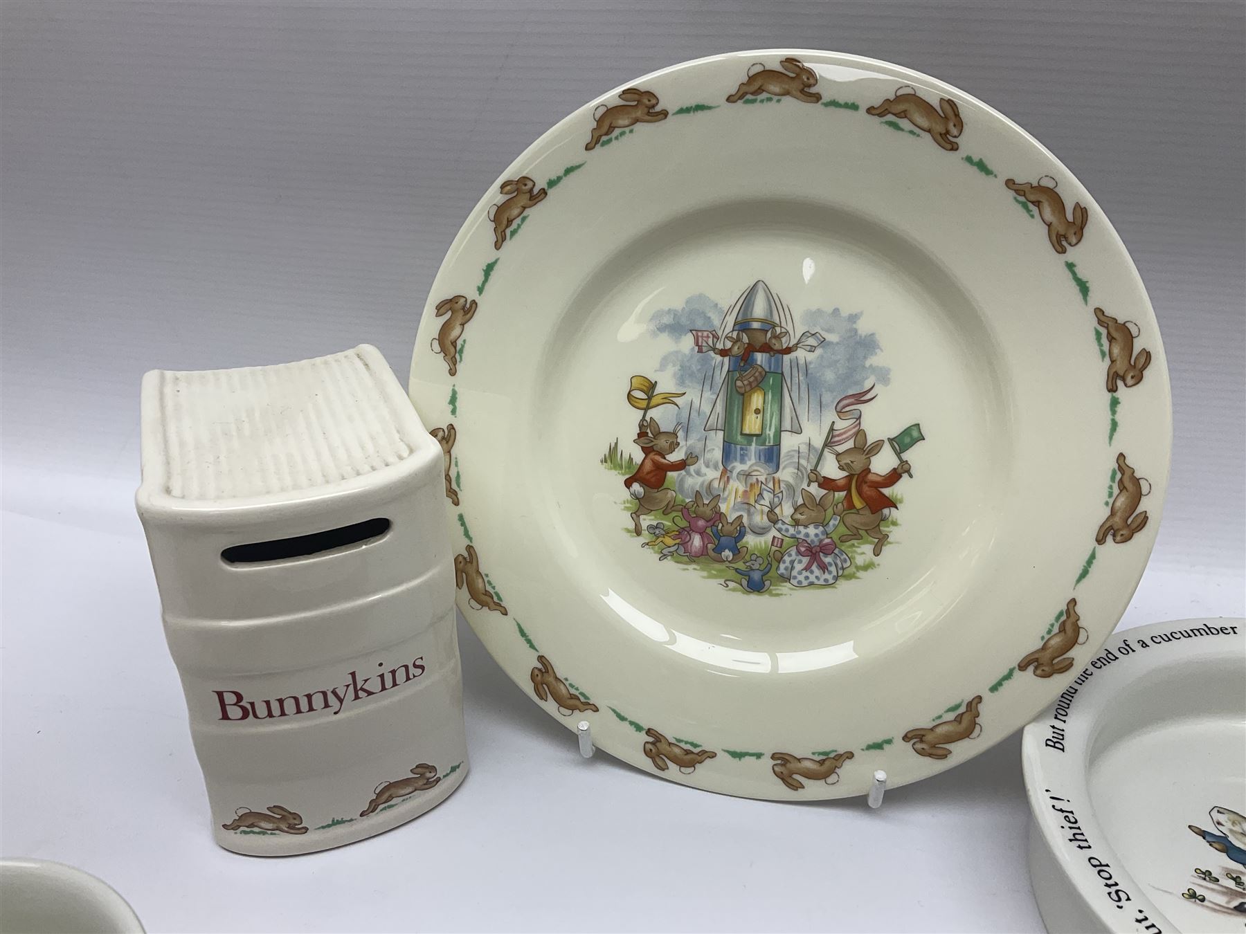 Collection of Royal Doulton Bunnykins and Wedgwood Peter Rabbit nursery ware - Image 6 of 10