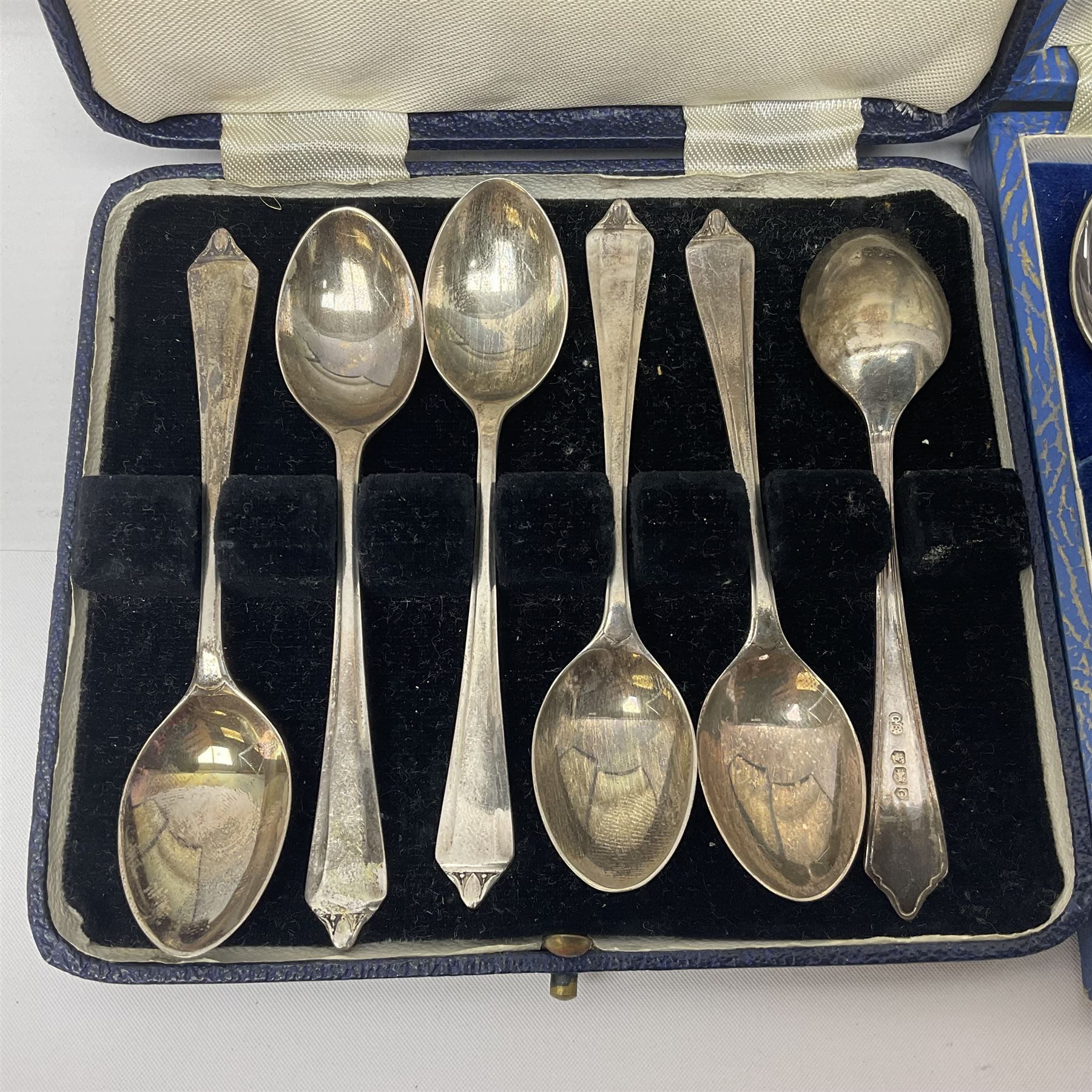 Set of six silver teaspoons - Image 4 of 8