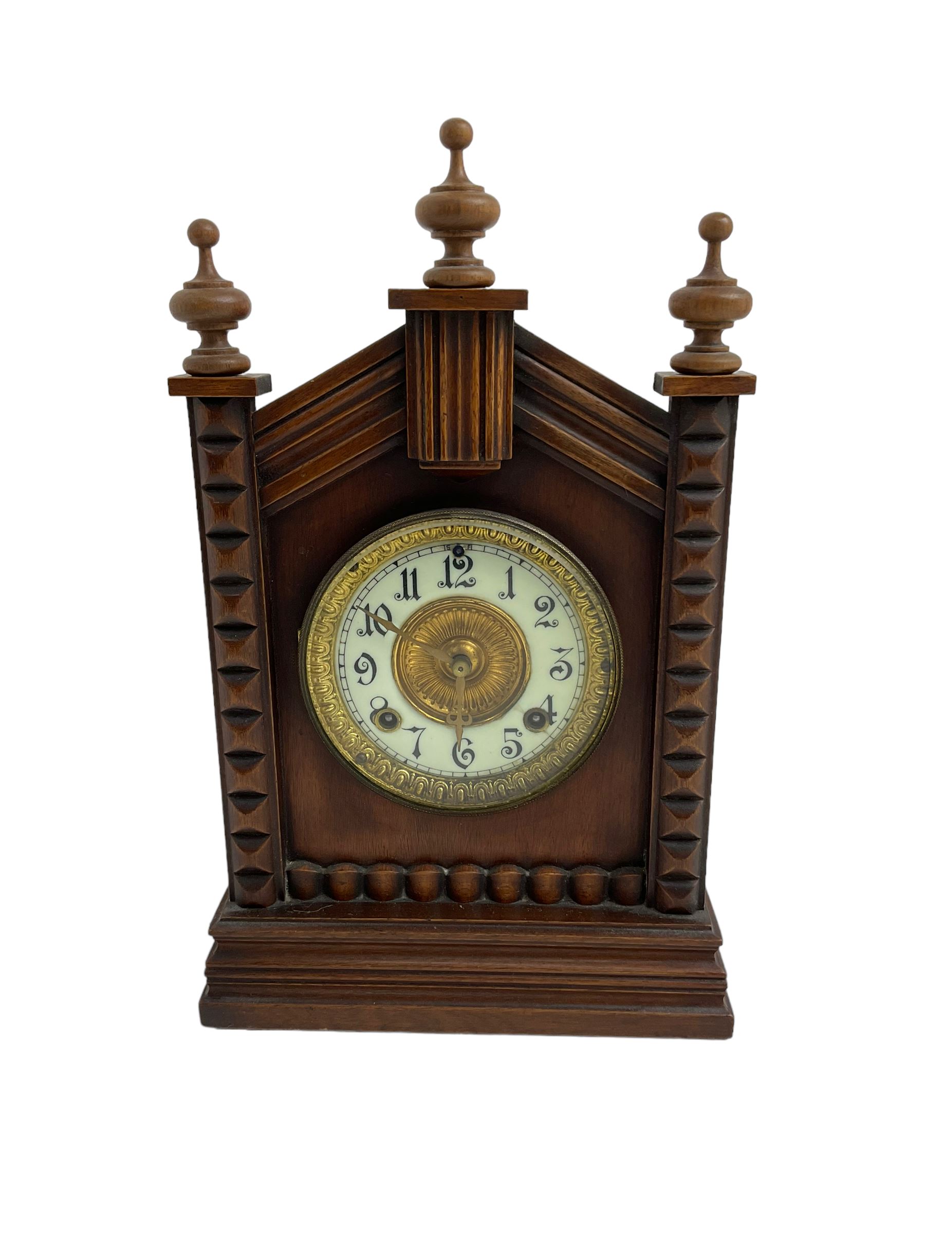 1950’s Westminster chiming clock and an American Edwardian shelf clock. - Image 3 of 3